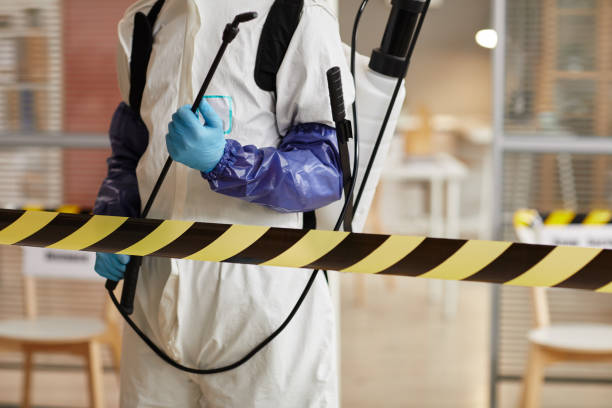 Professional Biohazard Cleanup technician working in Landisville, NJ